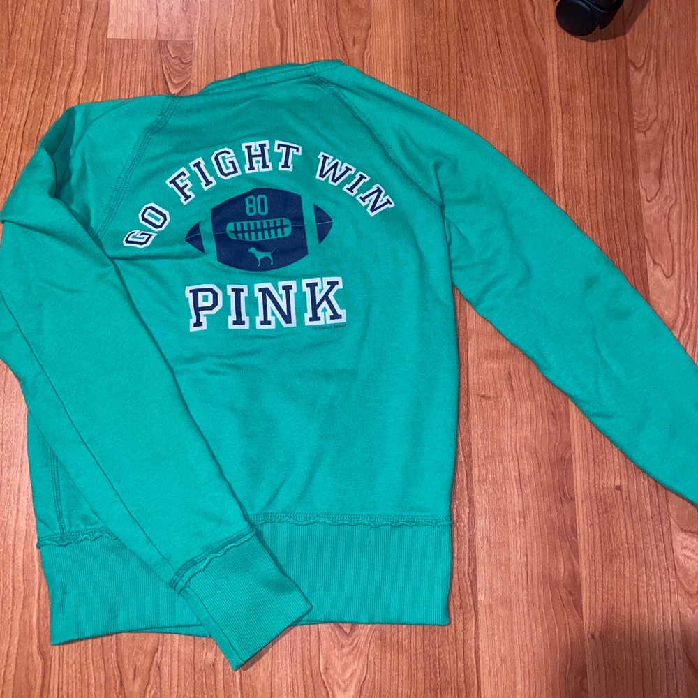 PINK Victoria's Secret LOGO spell out Hoodie Small